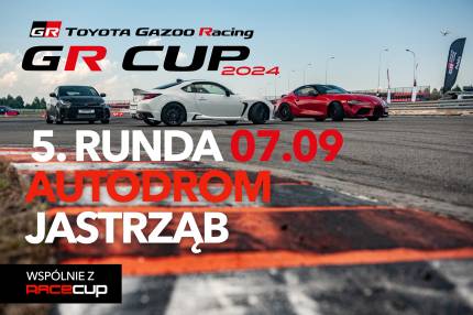 Harmonogram 5. rundy TOYOTA GR CUP - 07.09 Autodrom Jastrząb